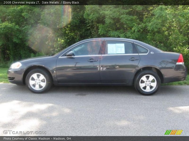 Slate Metallic / Ebony Black 2008 Chevrolet Impala LT