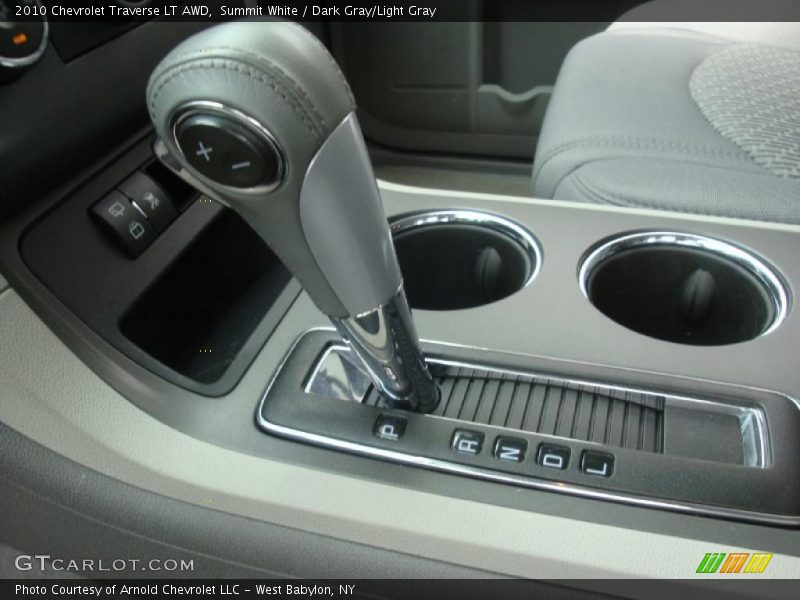 Summit White / Dark Gray/Light Gray 2010 Chevrolet Traverse LT AWD