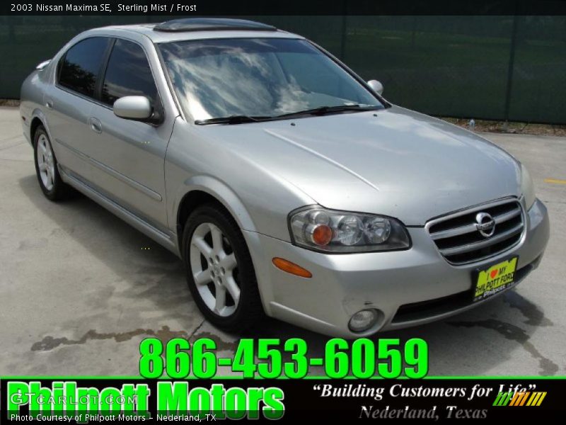 Sterling Mist / Frost 2003 Nissan Maxima SE