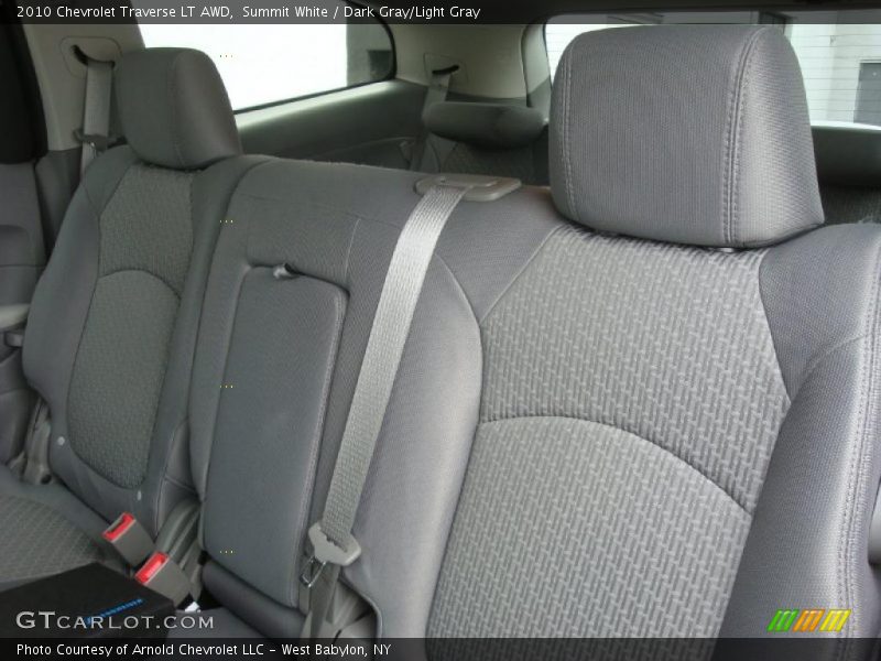 Summit White / Dark Gray/Light Gray 2010 Chevrolet Traverse LT AWD