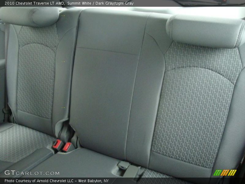 Summit White / Dark Gray/Light Gray 2010 Chevrolet Traverse LT AWD