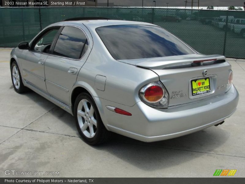 Sterling Mist / Frost 2003 Nissan Maxima SE