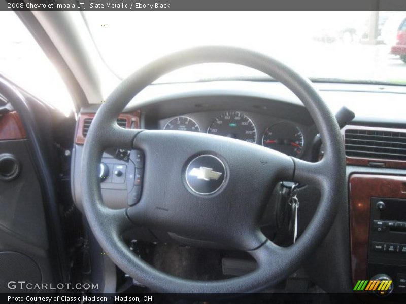 Slate Metallic / Ebony Black 2008 Chevrolet Impala LT