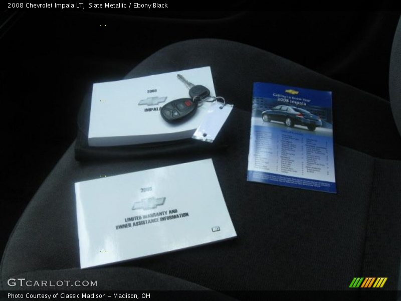 Slate Metallic / Ebony Black 2008 Chevrolet Impala LT
