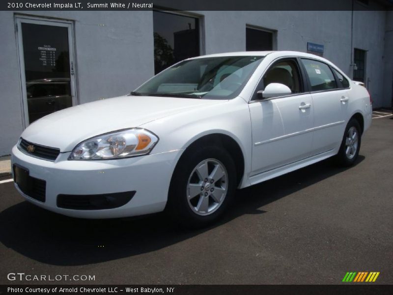 Summit White / Neutral 2010 Chevrolet Impala LT