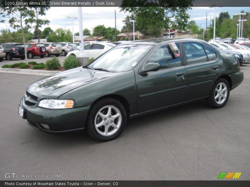 Green Emerald Metallic / Dusk Gray 2000 Nissan Altima SE