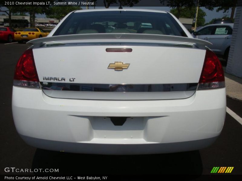 Summit White / Neutral 2010 Chevrolet Impala LT