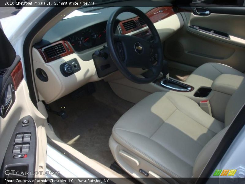 Summit White / Neutral 2010 Chevrolet Impala LT
