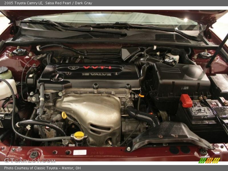 Salsa Red Pearl / Dark Gray 2005 Toyota Camry LE