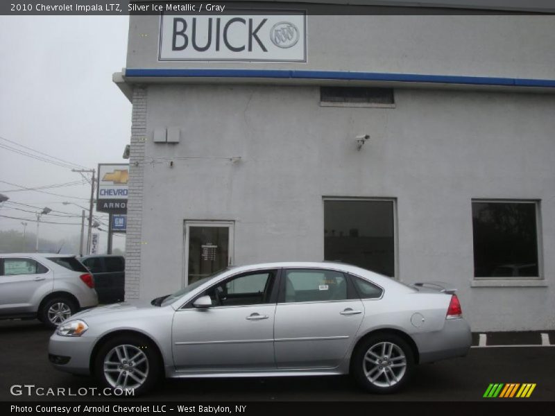 Silver Ice Metallic / Gray 2010 Chevrolet Impala LTZ