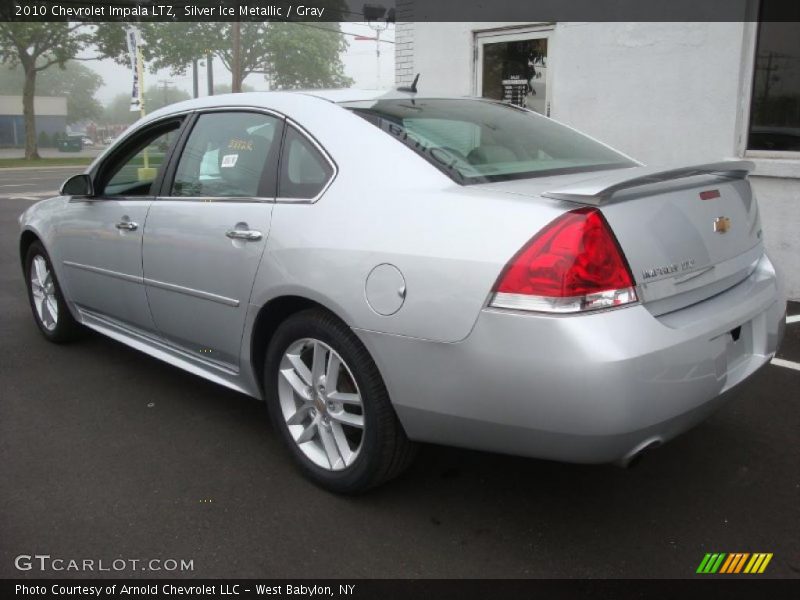 Silver Ice Metallic / Gray 2010 Chevrolet Impala LTZ