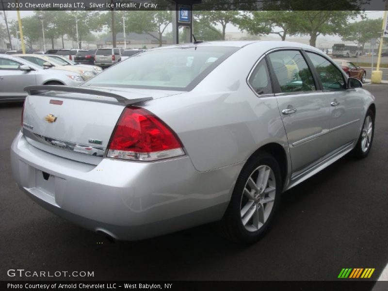 Silver Ice Metallic / Gray 2010 Chevrolet Impala LTZ