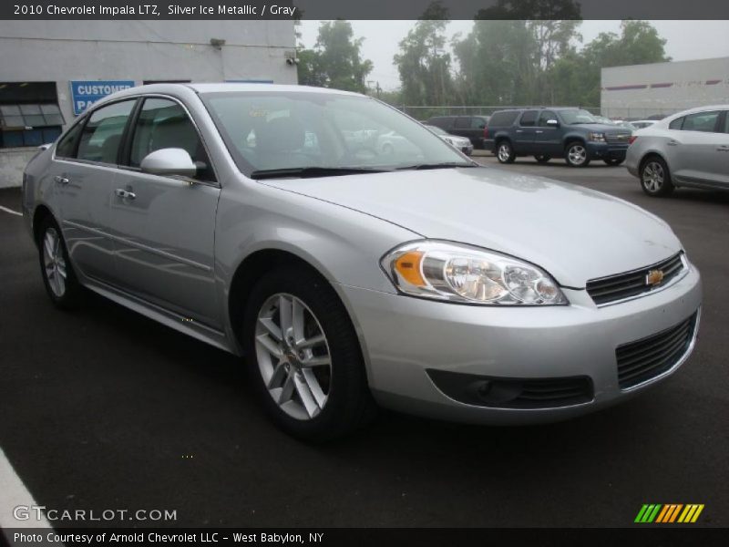 Silver Ice Metallic / Gray 2010 Chevrolet Impala LTZ