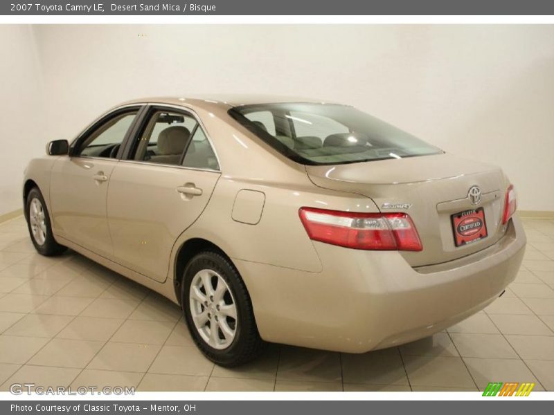 Desert Sand Mica / Bisque 2007 Toyota Camry LE
