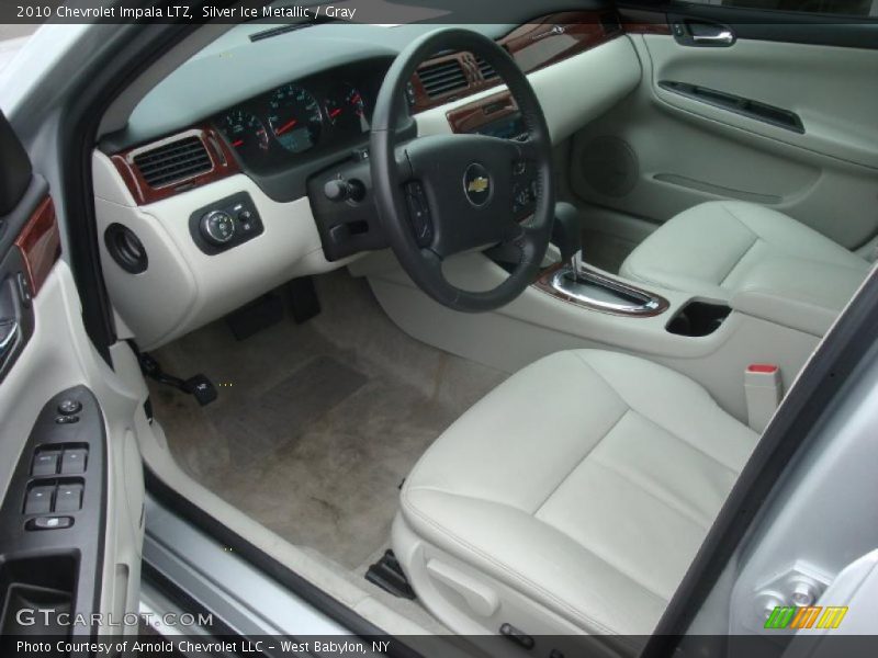 Silver Ice Metallic / Gray 2010 Chevrolet Impala LTZ