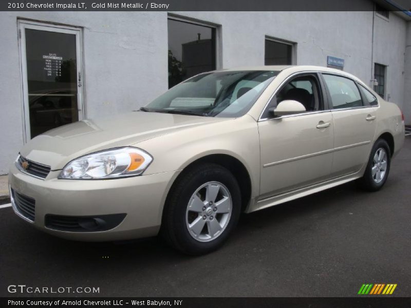 Gold Mist Metallic / Ebony 2010 Chevrolet Impala LT