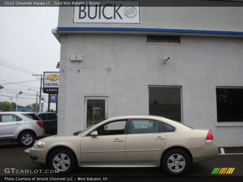 Gold Mist Metallic / Ebony 2010 Chevrolet Impala LT