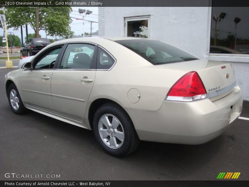 Gold Mist Metallic / Ebony 2010 Chevrolet Impala LT