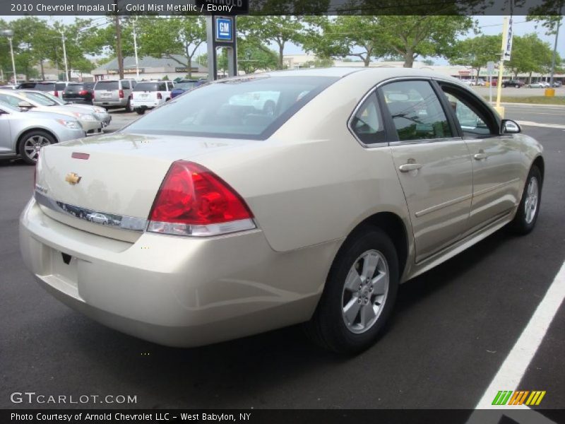 Gold Mist Metallic / Ebony 2010 Chevrolet Impala LT