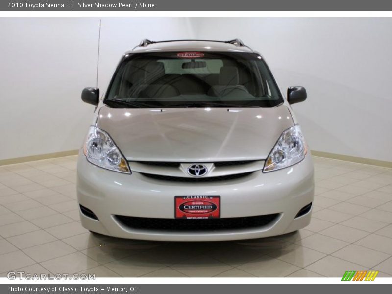 Silver Shadow Pearl / Stone 2010 Toyota Sienna LE