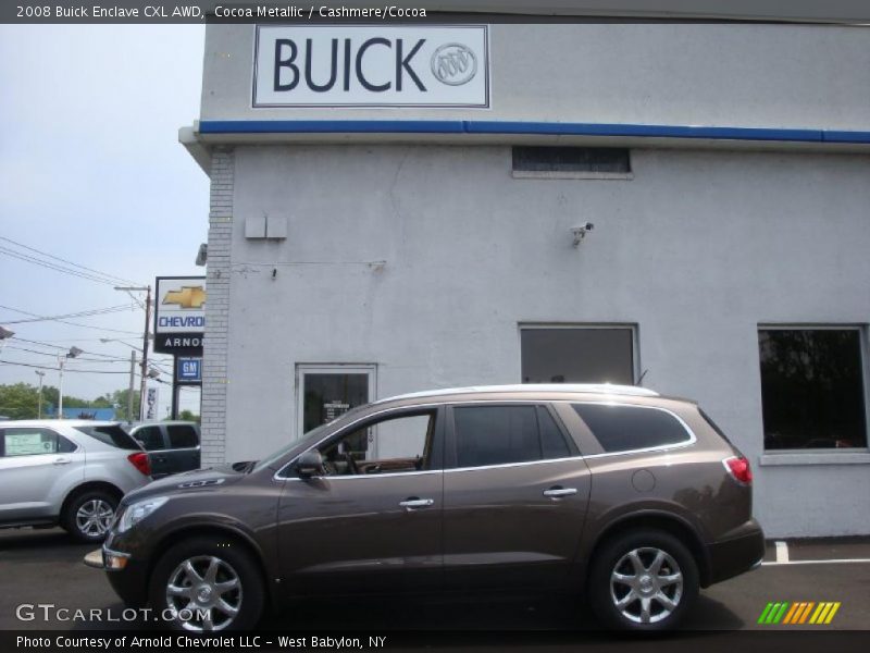 Cocoa Metallic / Cashmere/Cocoa 2008 Buick Enclave CXL AWD