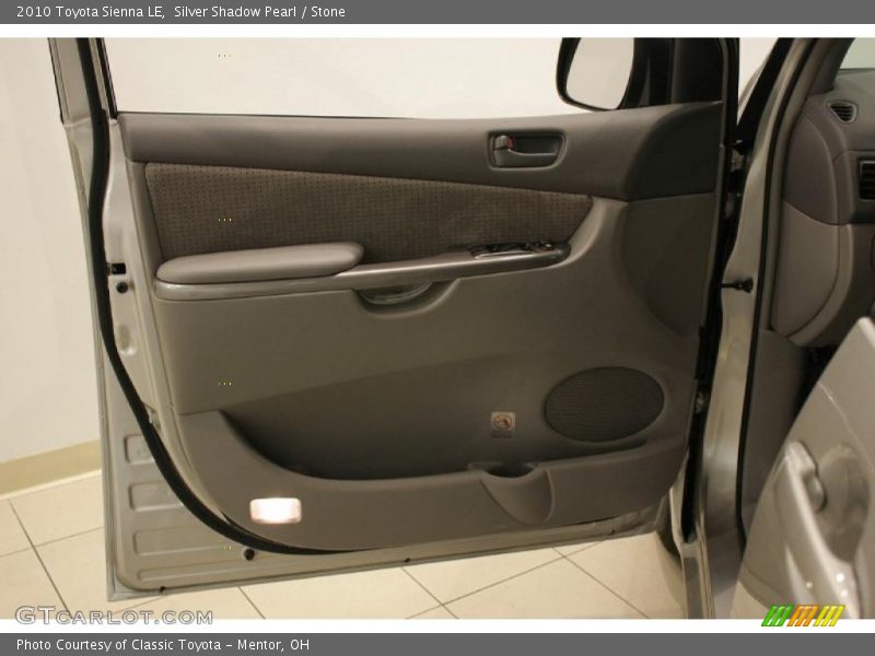 Silver Shadow Pearl / Stone 2010 Toyota Sienna LE