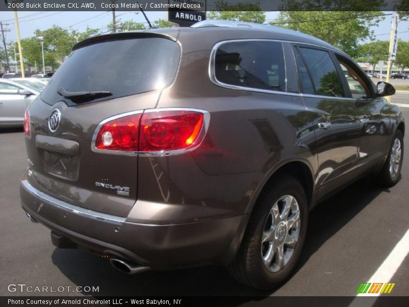 Cocoa Metallic / Cashmere/Cocoa 2008 Buick Enclave CXL AWD