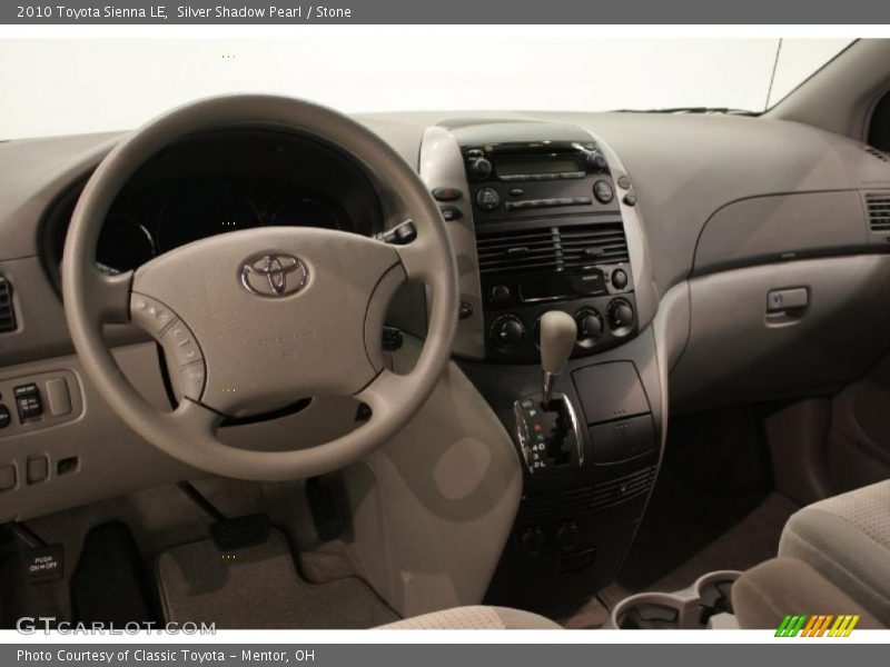 Silver Shadow Pearl / Stone 2010 Toyota Sienna LE