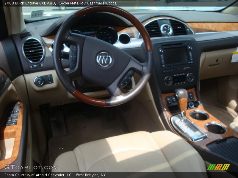 Cocoa Metallic / Cashmere/Cocoa 2008 Buick Enclave CXL AWD