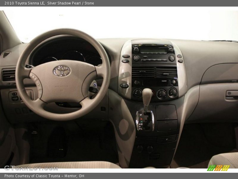 Silver Shadow Pearl / Stone 2010 Toyota Sienna LE