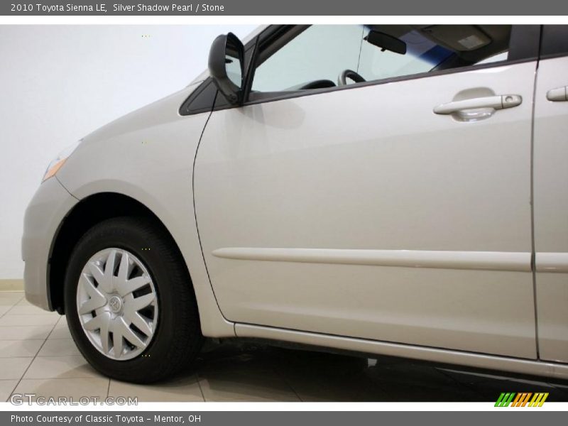 Silver Shadow Pearl / Stone 2010 Toyota Sienna LE