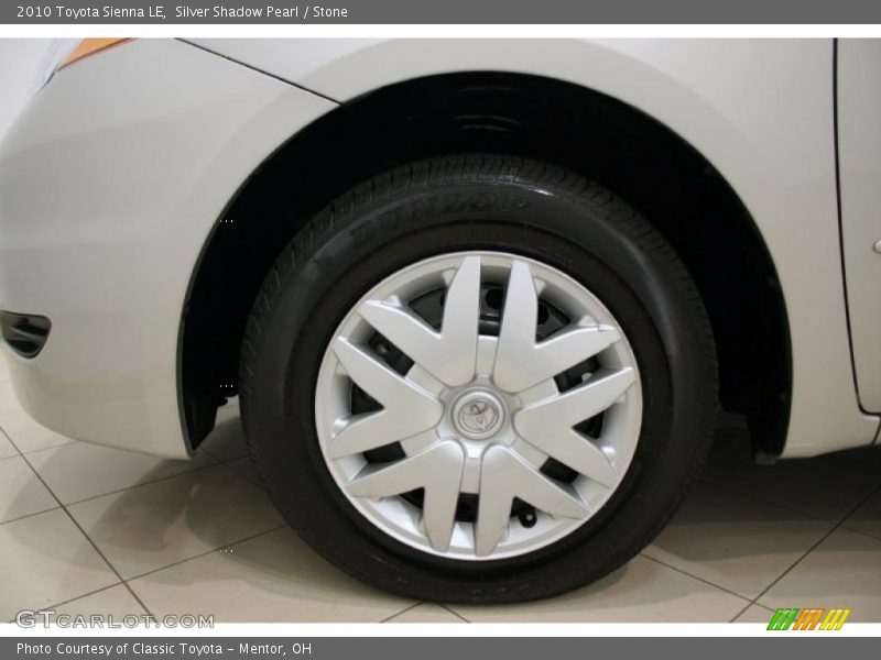 Silver Shadow Pearl / Stone 2010 Toyota Sienna LE