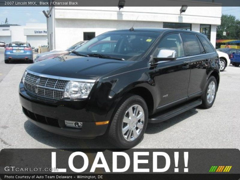 Black / Charcoal Black 2007 Lincoln MKX