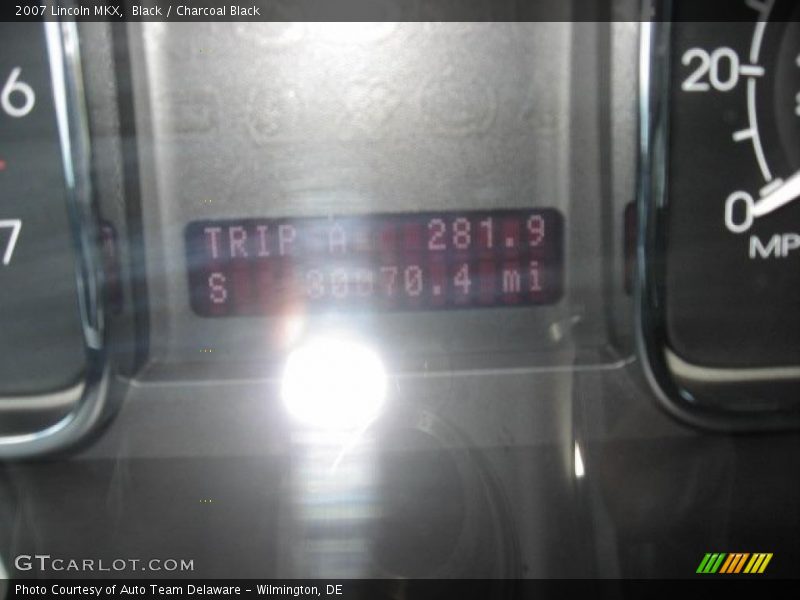 Black / Charcoal Black 2007 Lincoln MKX