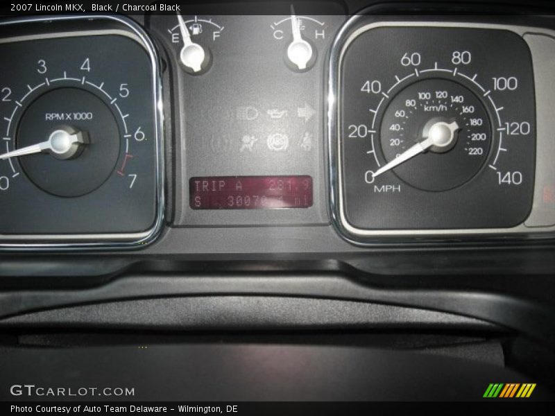Black / Charcoal Black 2007 Lincoln MKX
