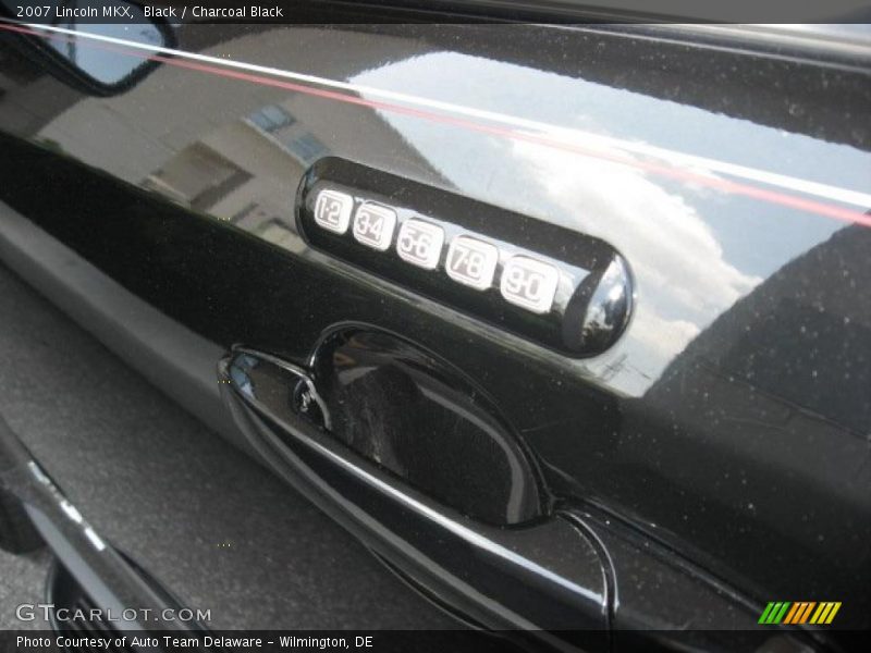 Black / Charcoal Black 2007 Lincoln MKX