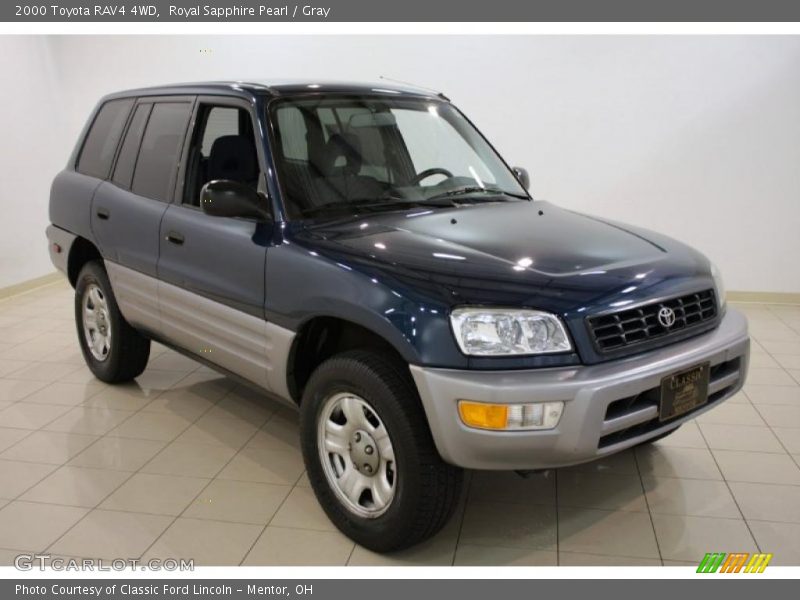 Royal Sapphire Pearl / Gray 2000 Toyota RAV4 4WD