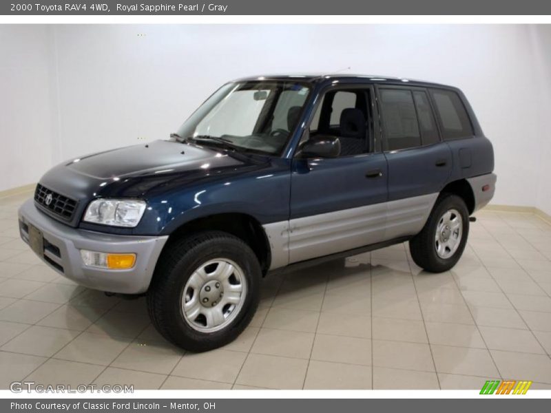 Royal Sapphire Pearl / Gray 2000 Toyota RAV4 4WD