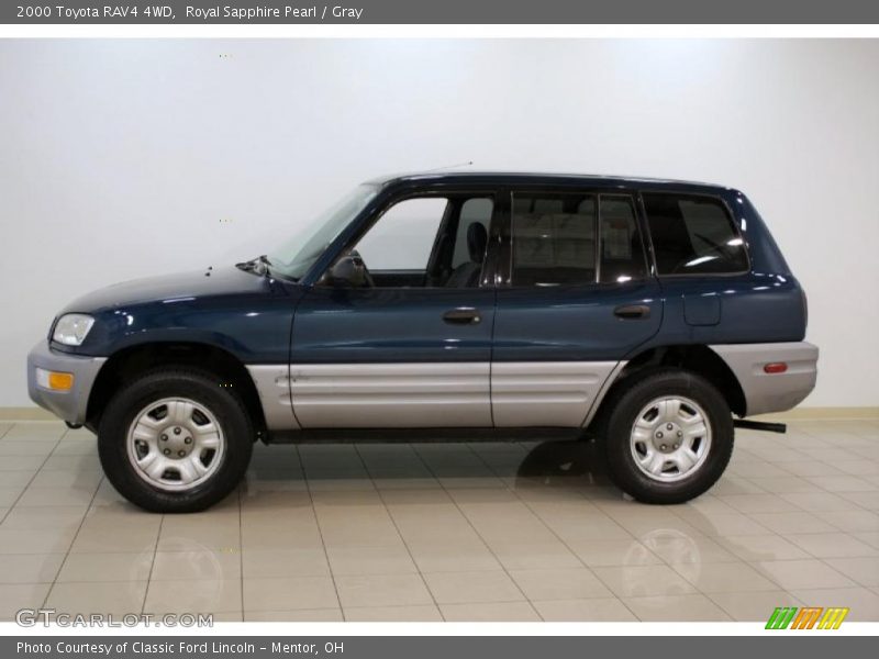 Royal Sapphire Pearl / Gray 2000 Toyota RAV4 4WD