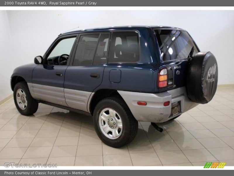 Royal Sapphire Pearl / Gray 2000 Toyota RAV4 4WD