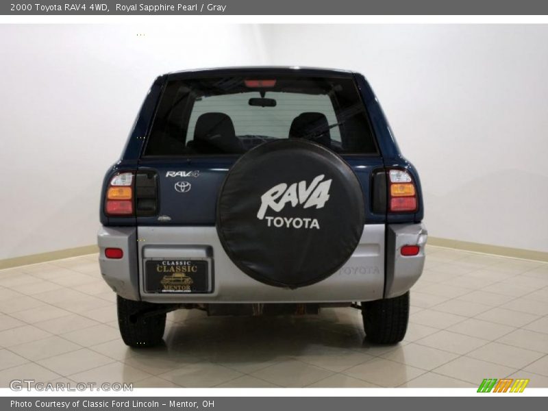 Royal Sapphire Pearl / Gray 2000 Toyota RAV4 4WD