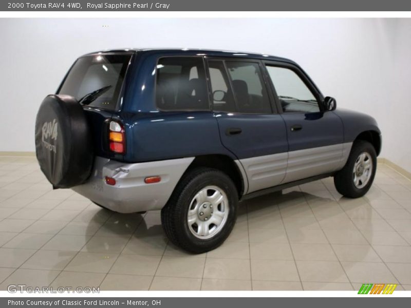 Royal Sapphire Pearl / Gray 2000 Toyota RAV4 4WD