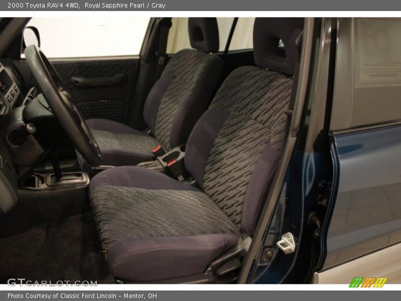 Royal Sapphire Pearl / Gray 2000 Toyota RAV4 4WD