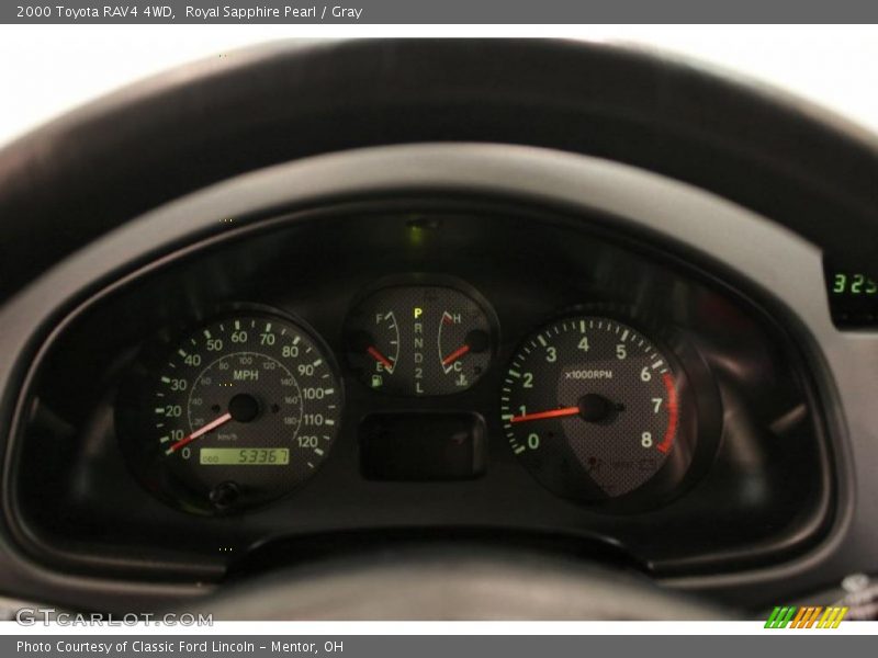 Royal Sapphire Pearl / Gray 2000 Toyota RAV4 4WD