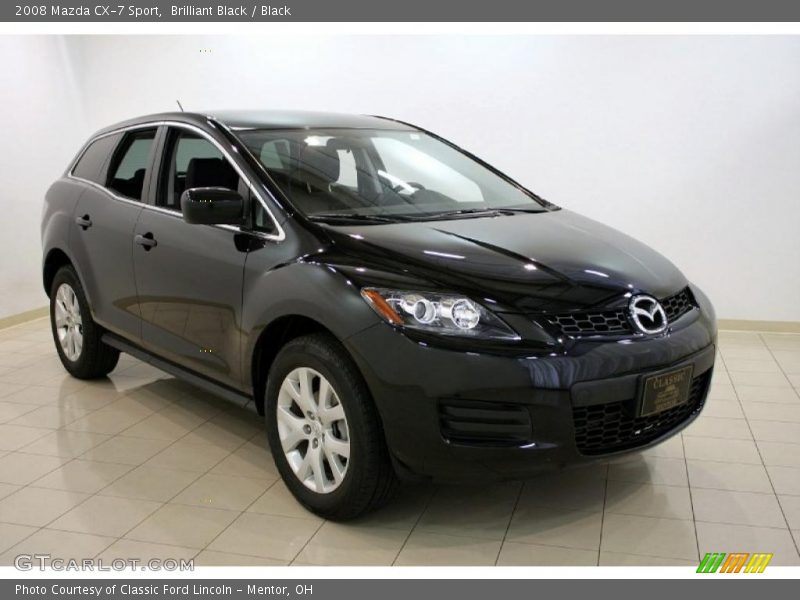 Brilliant Black / Black 2008 Mazda CX-7 Sport