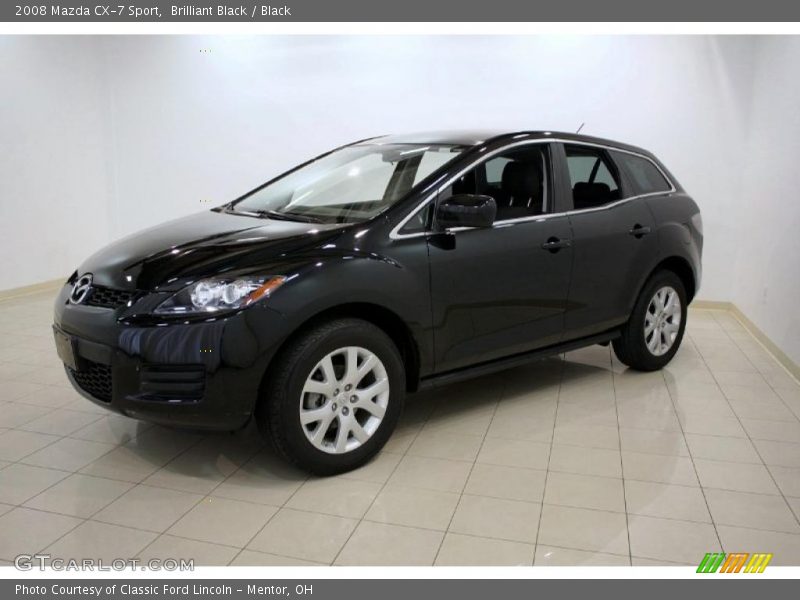 Brilliant Black / Black 2008 Mazda CX-7 Sport