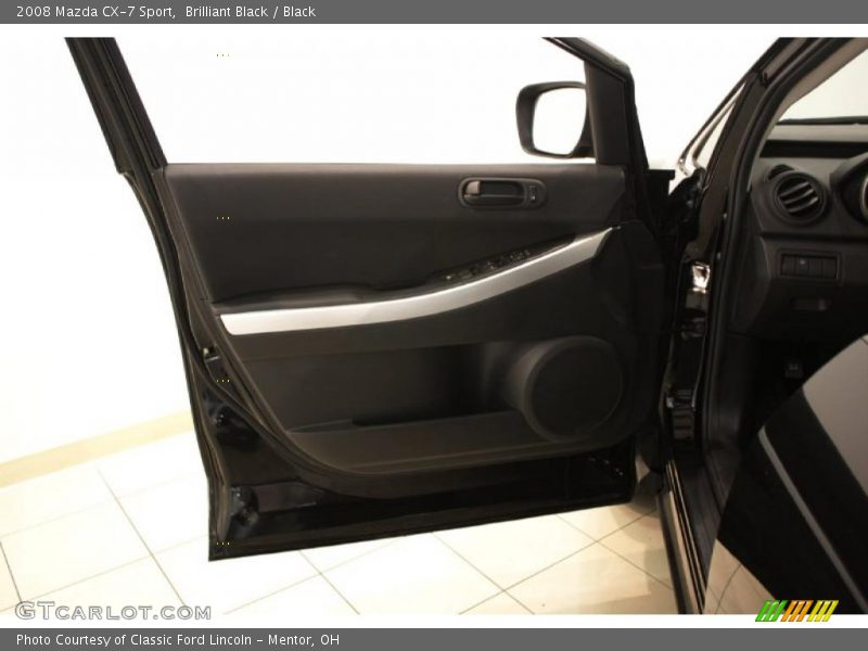 Brilliant Black / Black 2008 Mazda CX-7 Sport