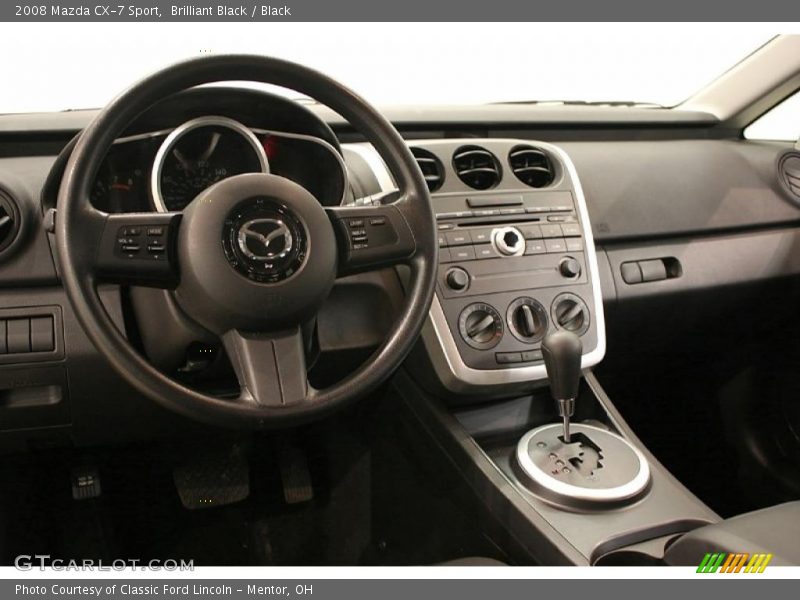 Brilliant Black / Black 2008 Mazda CX-7 Sport