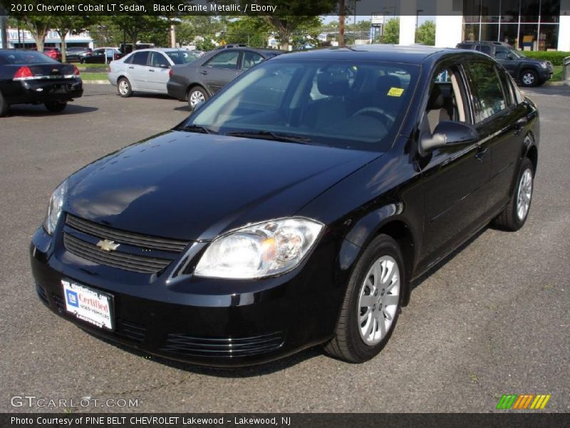 Black Granite Metallic / Ebony 2010 Chevrolet Cobalt LT Sedan