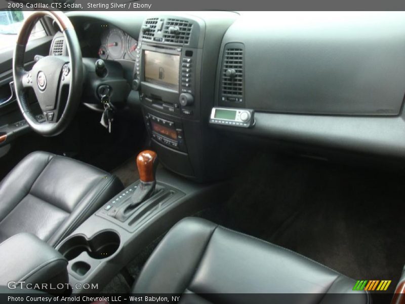 Sterling Silver / Ebony 2003 Cadillac CTS Sedan